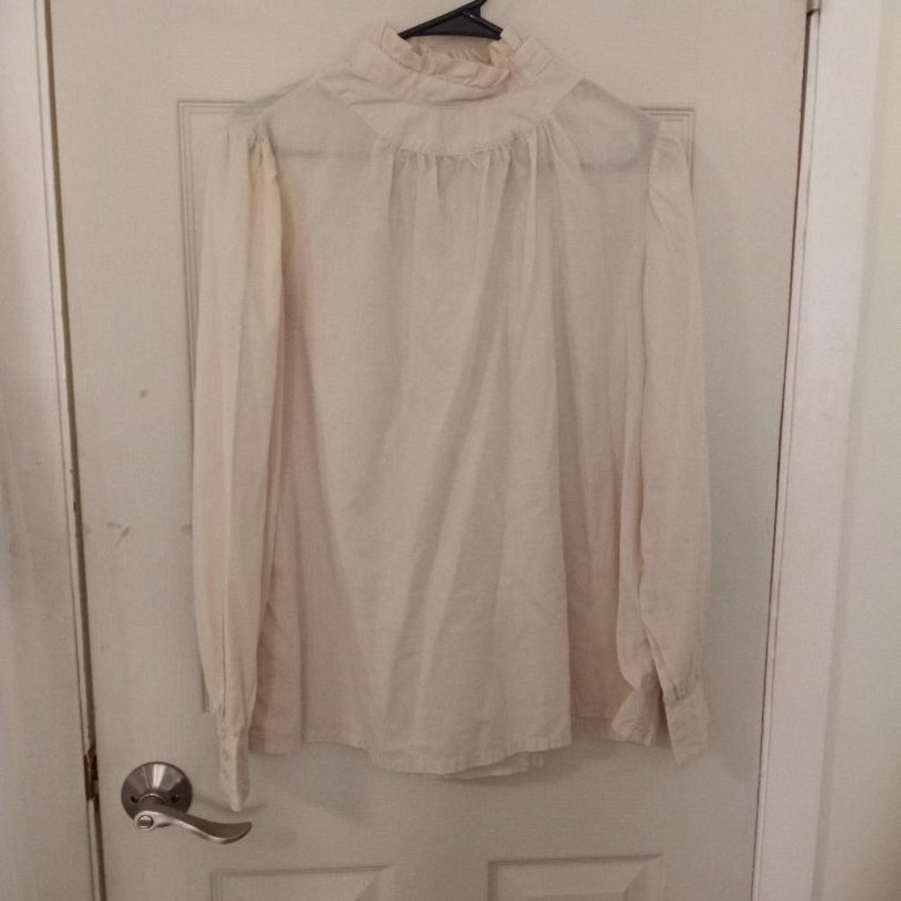 Ivory Vintage Blouse